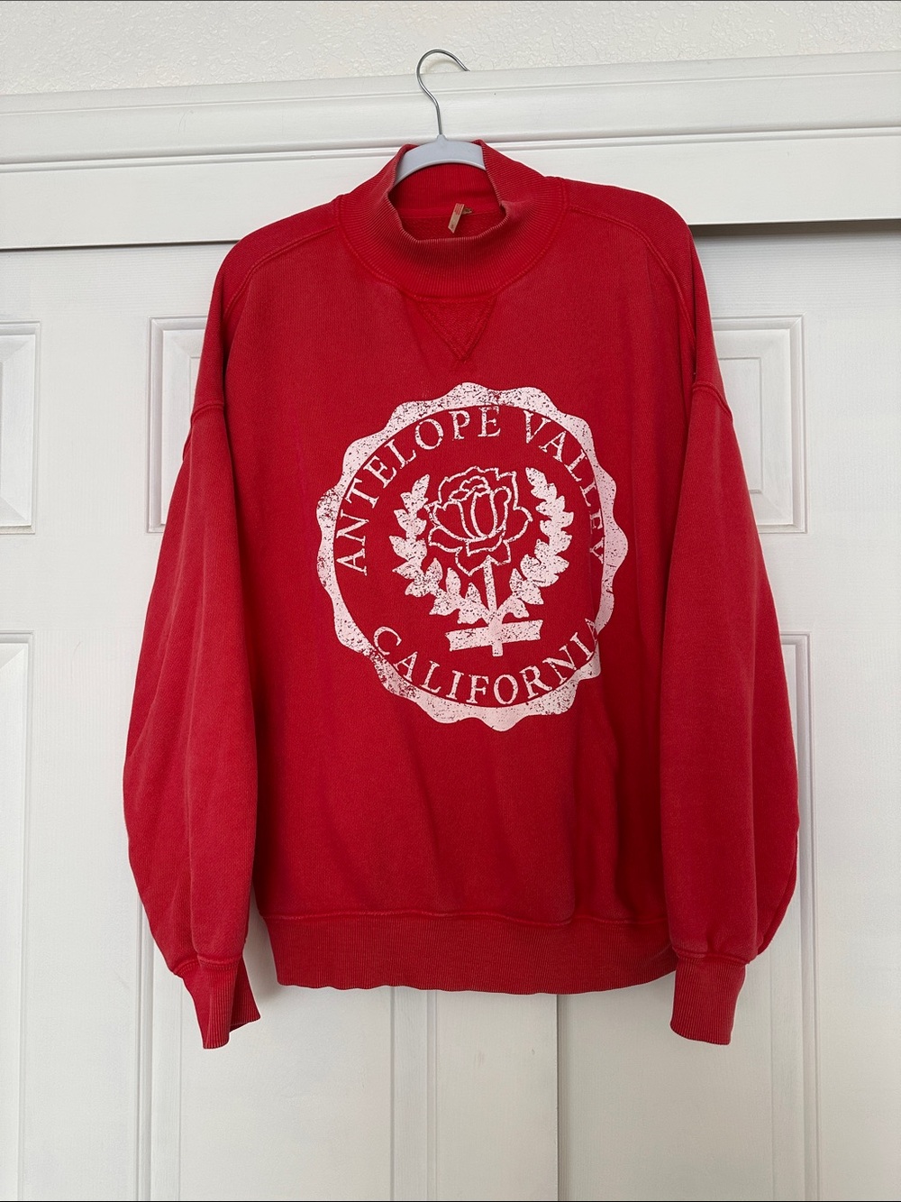 Free People Mock Neck Sweatshirt